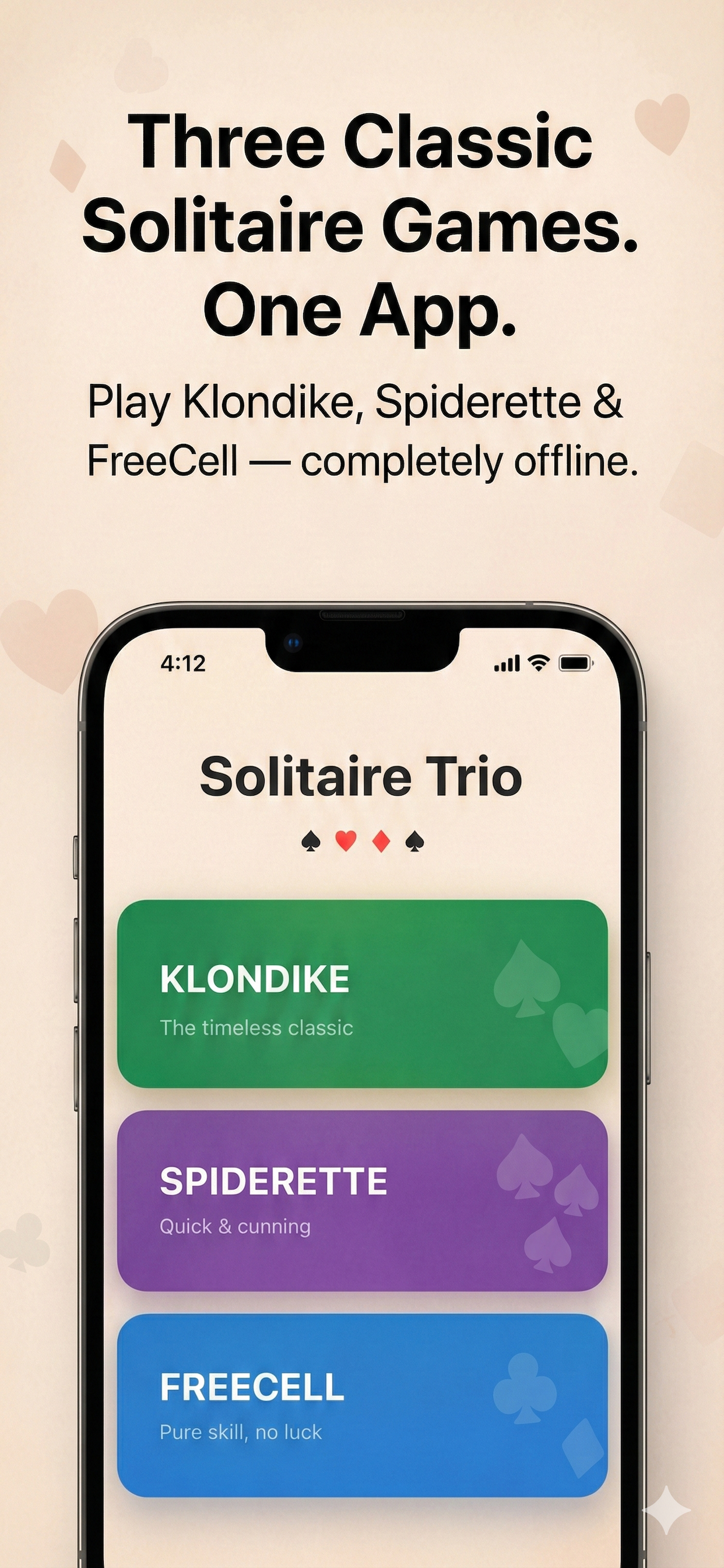 Solitaire Classic Trio screenshot 3
