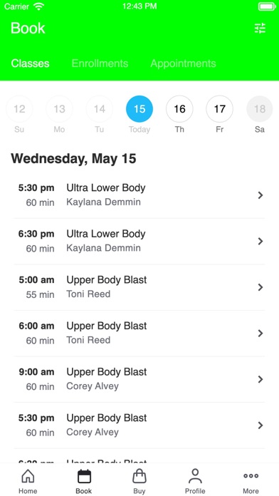 Elite Fitness Center Screenshot