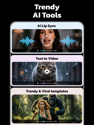 Vidu AI: Pix & AI Video Verse iPad screenshot 2