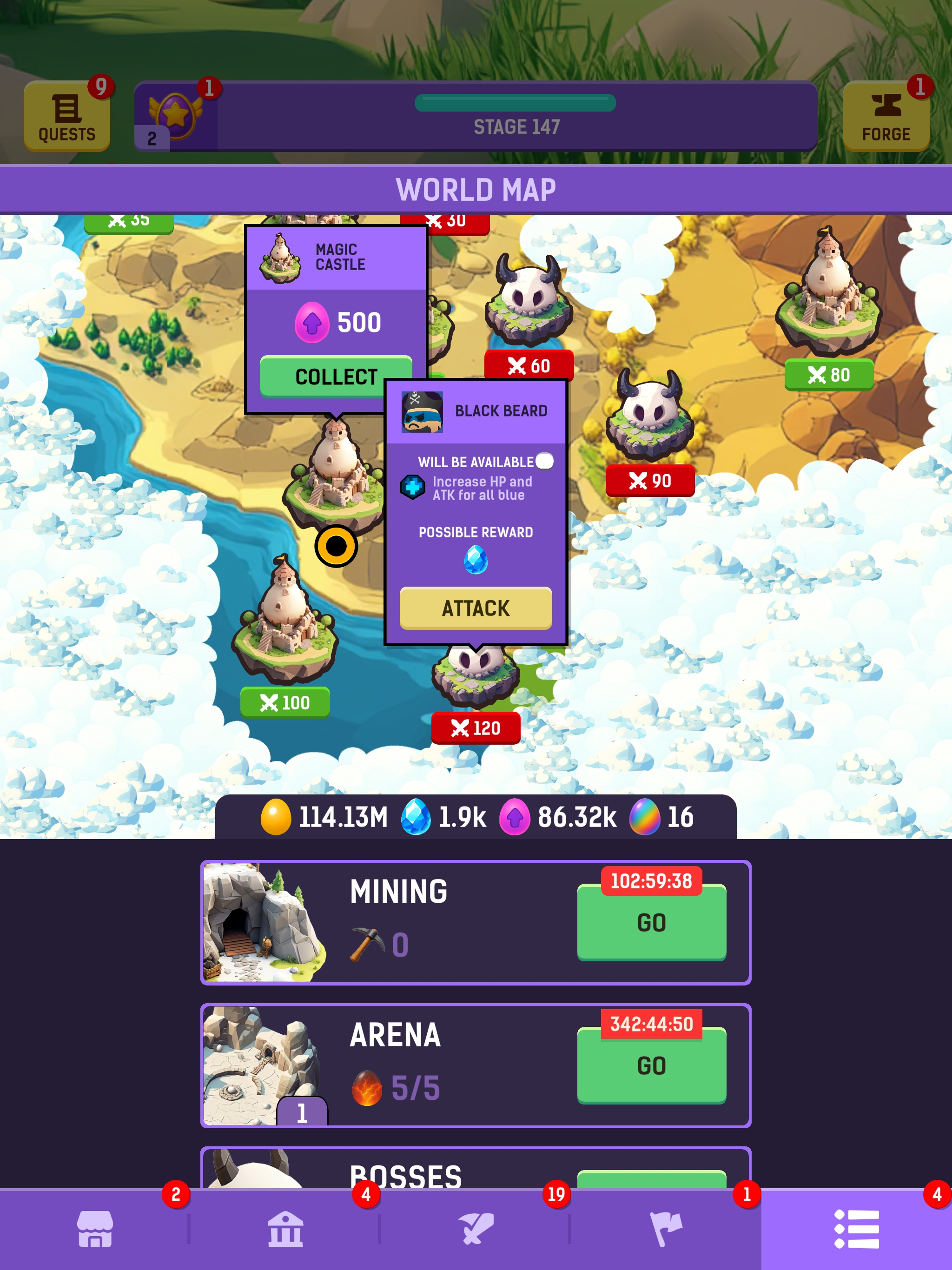 Clash of Eggs: idle RPG screenshot 14