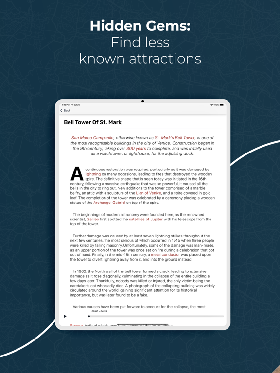Discover Venice - Venezia Tour iPad screenshot 5 - Travel app