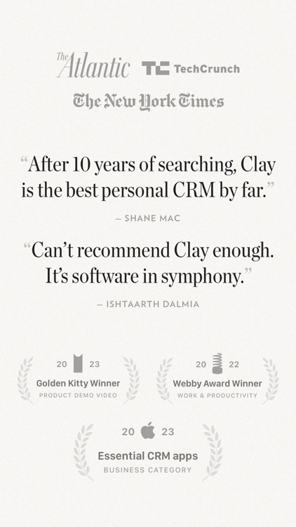 Clay: Contacts + CRM