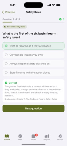 FSC Practice Test 2026: CA Gun Screenshot 2 of 6