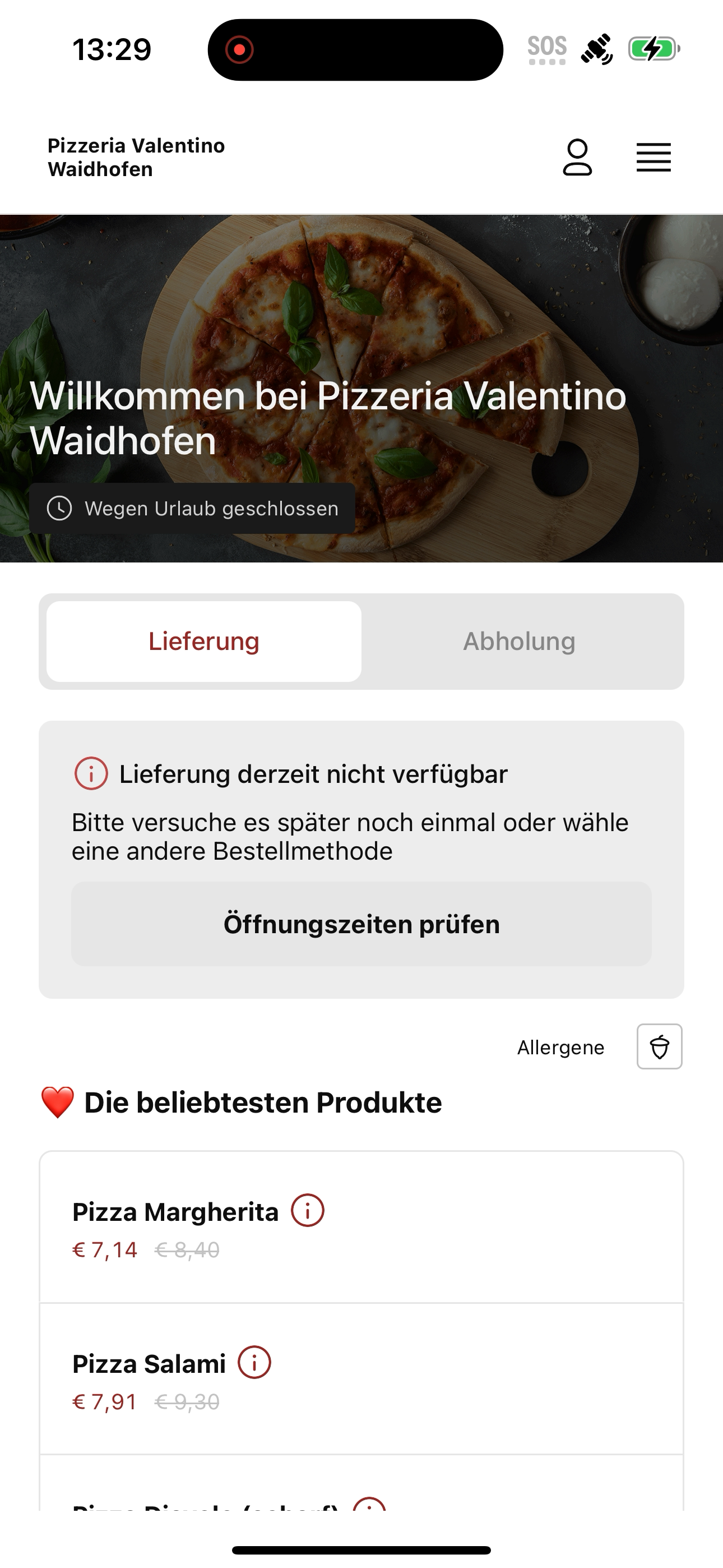 Pizzeria Valentino Waidhofen screenshot 6