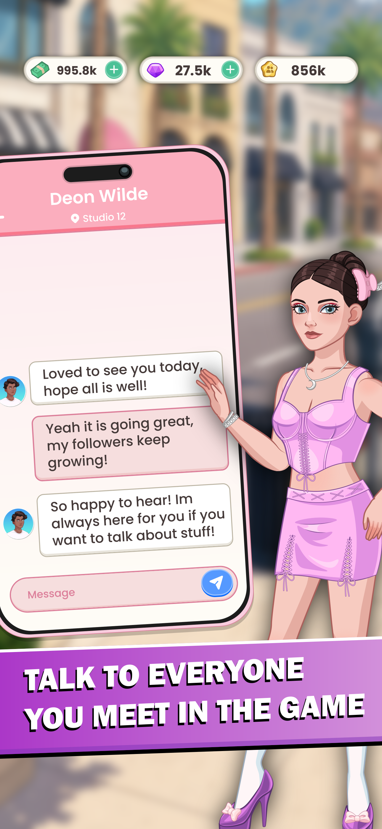 Kim Hollywood Influencer Story screenshot 6
