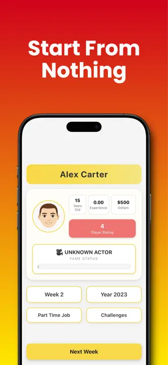 ActorLife-Actor Life Simulator screenshot 1