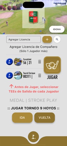 Gualeguaychu Golf iPhone screenshot