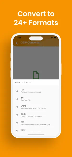 ODP Converter, ODP to PPTX screenshot 3
