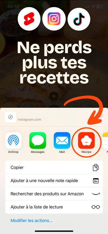 Wecipe - Import de Recettes screenshot 1 of 7
