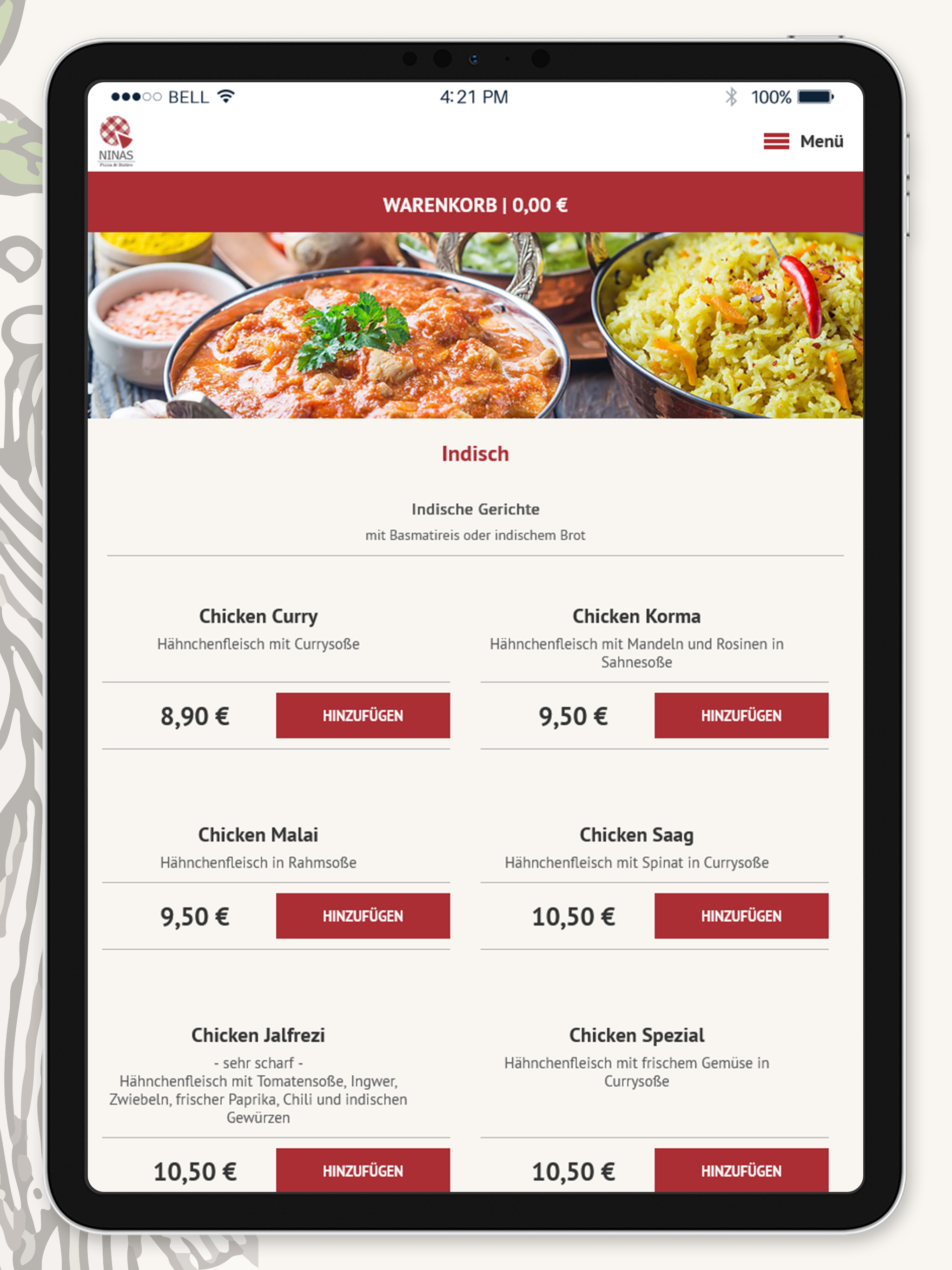 Ninas Pizza & Bistro screenshot 10
