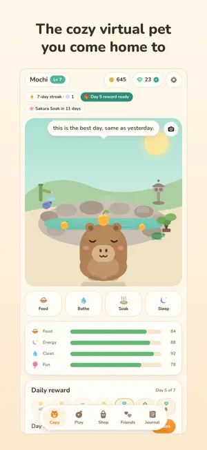 Chill Capy screenshot 1