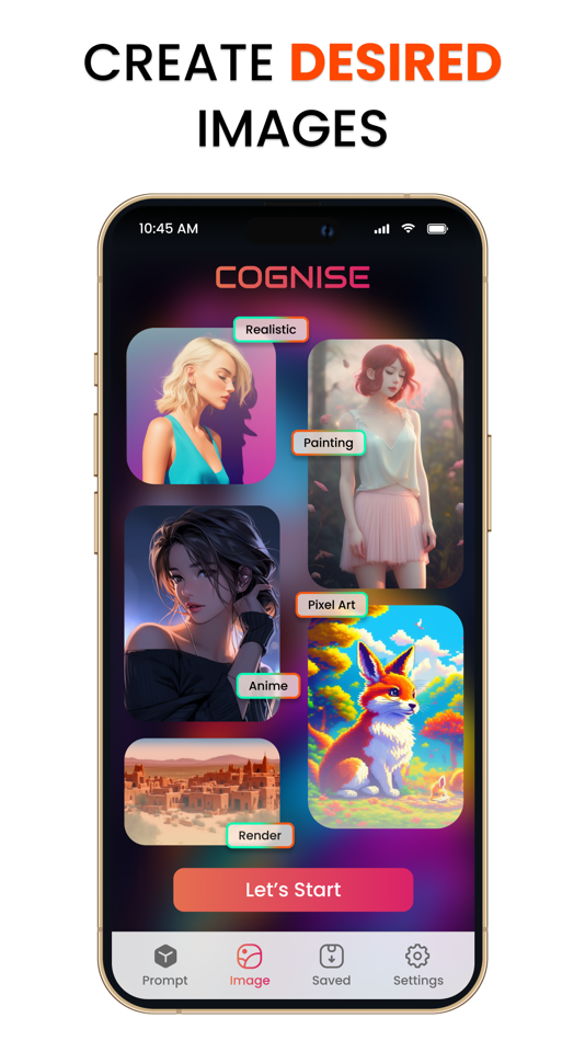 #4. Cognise- Ai Photo Generator (iOS) By: digital roots technologies
