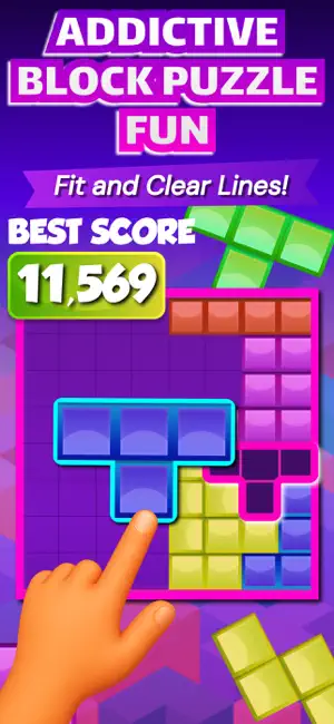 Tetralign: Block Puzzle Games screenshot 1