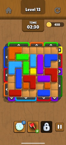 Color Wooden Puzzle iPhone screenshot