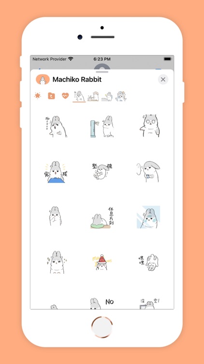 Machiko Rabbit Wiggle Heart