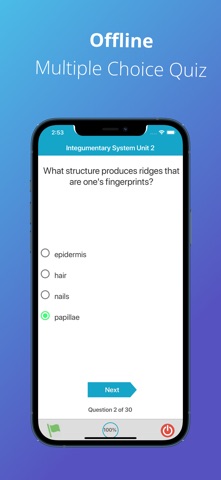 Integumentary System Quizzes Screenshot 3 of 9