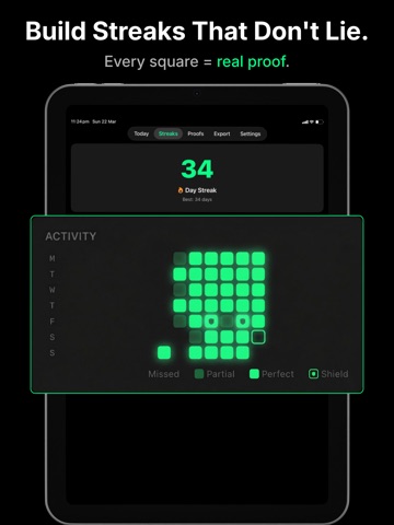 LockProof: Real Habit Tracker iPad screenshot