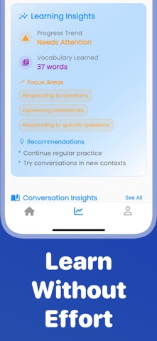 Fluenzy: AI English Tutor iPhone screenshot