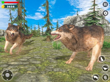 Wolf Simulator Jungle 3D Game iPad screenshot