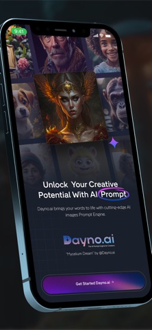 Dayno AI : AI Photo Prompt iPhone screenshot