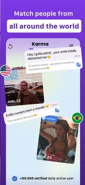 Karma・International Dating App screenshot 2