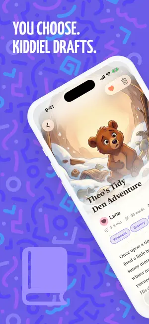 Kiddiel: Bedtime Story Maker screenshot 1