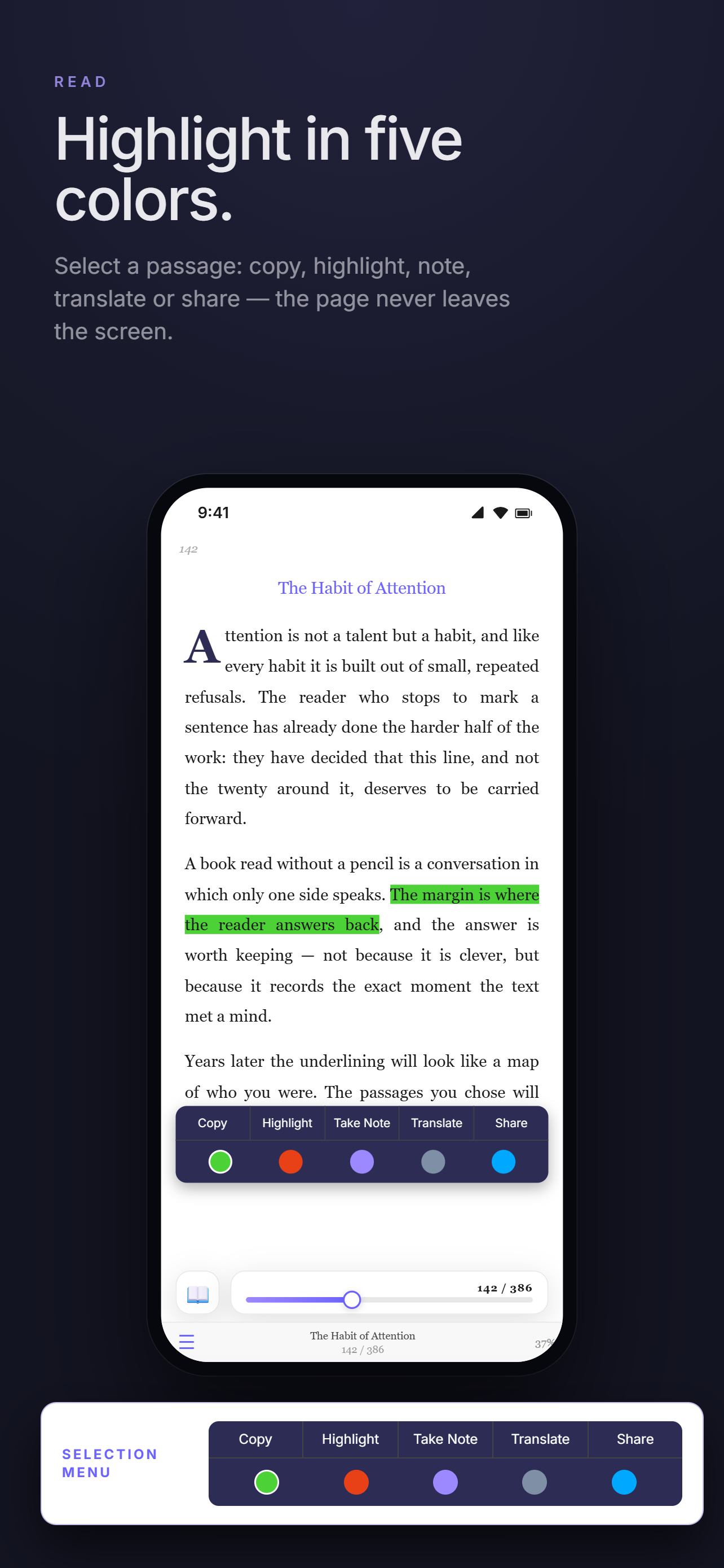 Marginalia: Active Reading screenshot 5