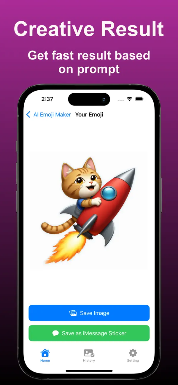 Screenshot #3 pour AI Emoji Generator - EmojiAI