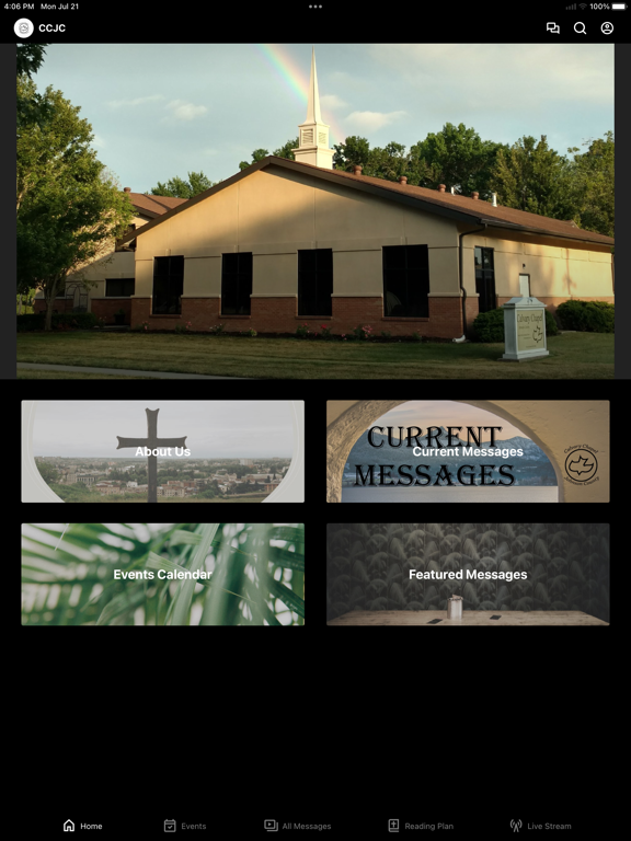 Calvary Chapel Johnson County iPad screenshot 1 - Education app