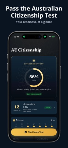 My Australian Citizenship Test iPhone screenshot
