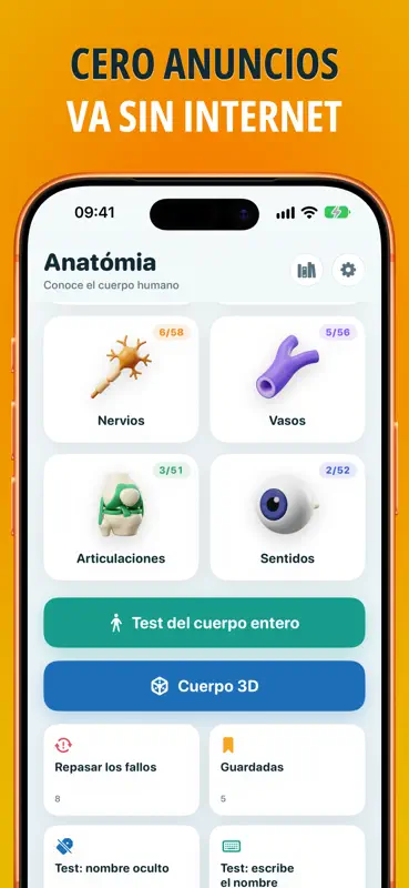 Anatomía: test de anatomía screenshot 9 of 9