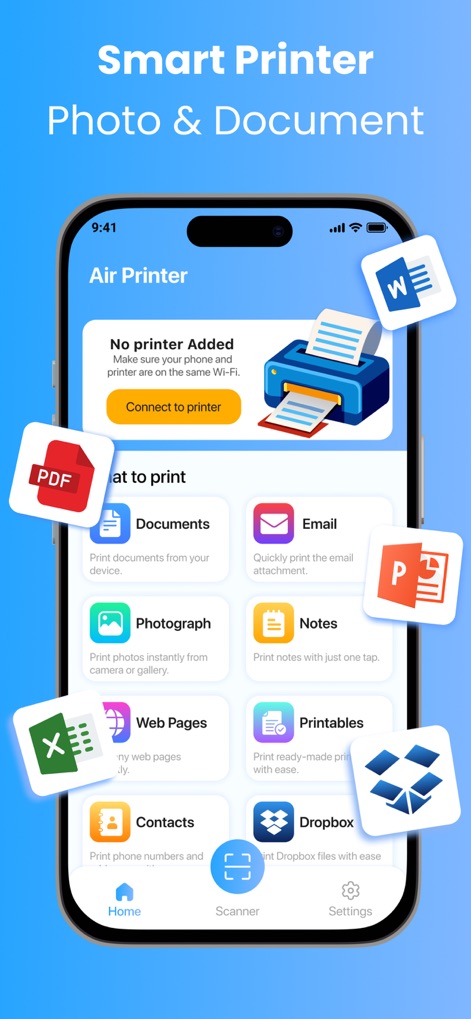 Air Printer & Scanner - Utilities App | MWM
