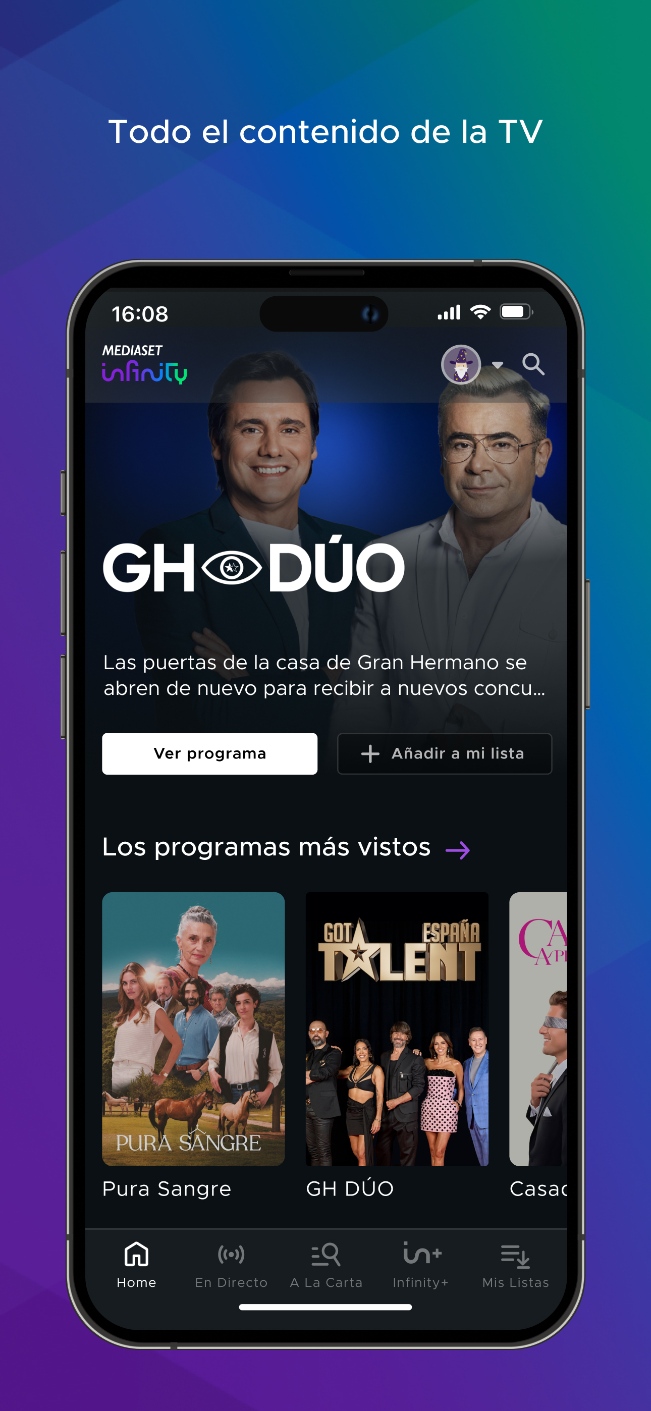 Mediaset Infinity España