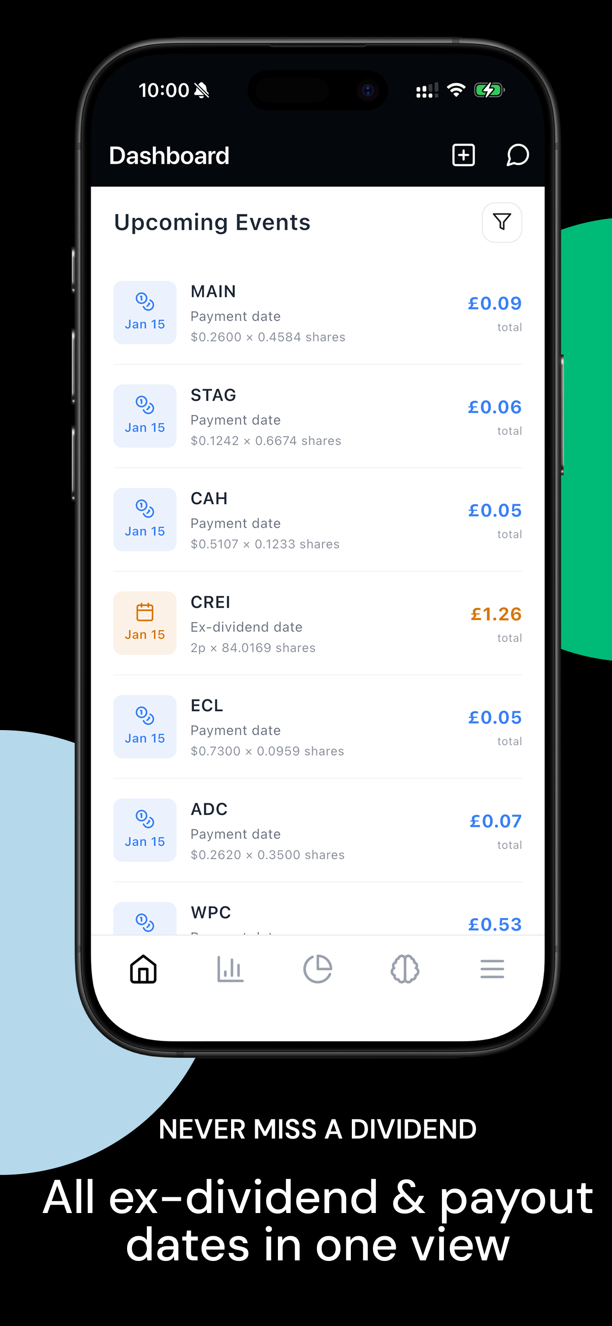 Nestor — UK Dividend Tracker screenshot 3