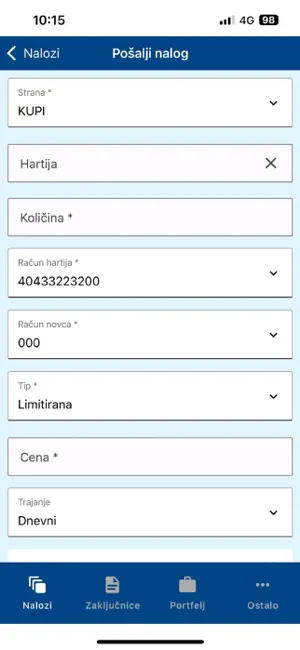 IP eTrader screenshot 2
