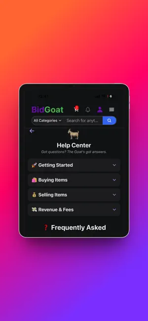 BidGoat Mobile screenshot 4