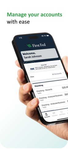 First Fed Business iPhone screenshot