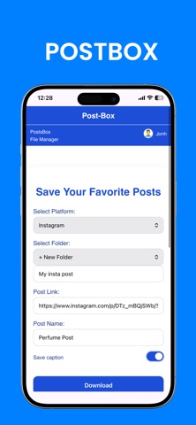Posts Box screenshot