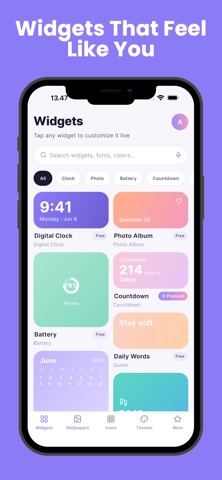 Aura: Aesthetic Widget Maker Screenshot 5 of 8