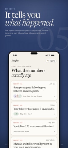 Unfollio: Unfollower Tracker Screenshot 5 of 6