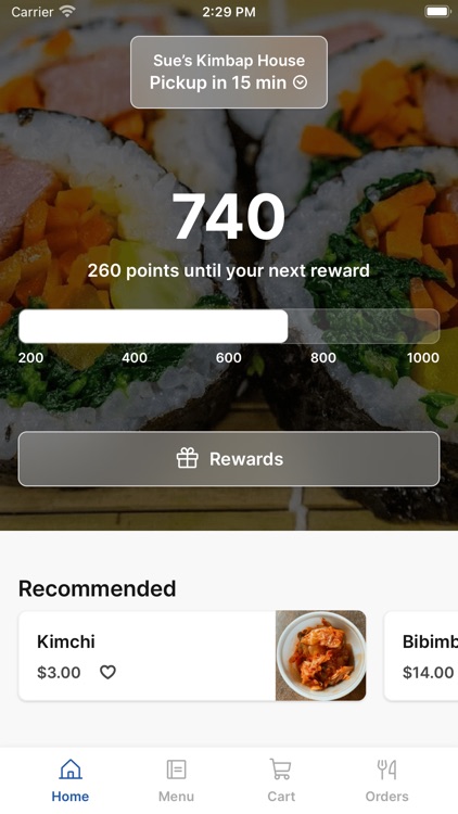 Sue’s Kimbap House