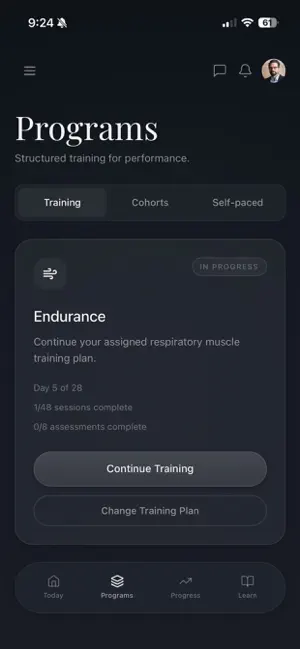 Breather Coach OS screenshot 2