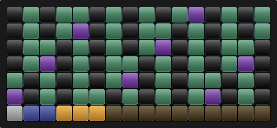 Capture d'écran de KeyPad MIDI Controller sur iPhone 2