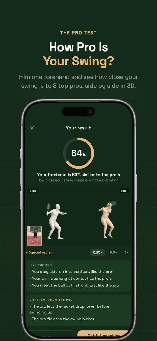 TorqAI: Tennis Swing Doctor screenshot 2