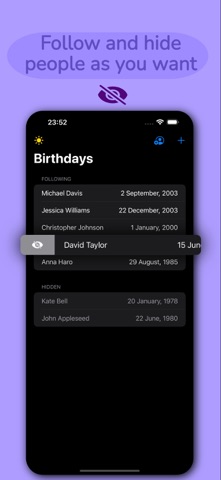 Birthy — Widget Screenshot 4 of 5
