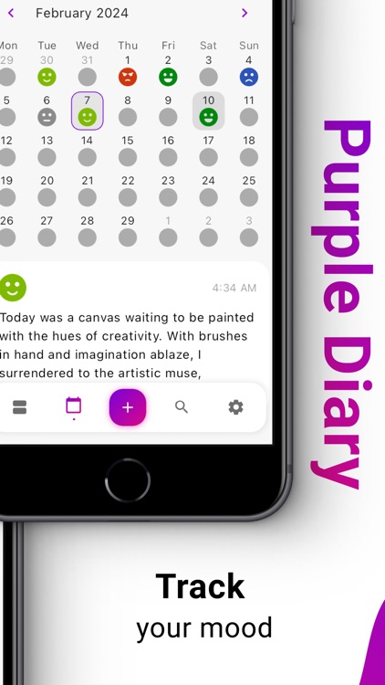 Purple Diary Journal With Lock