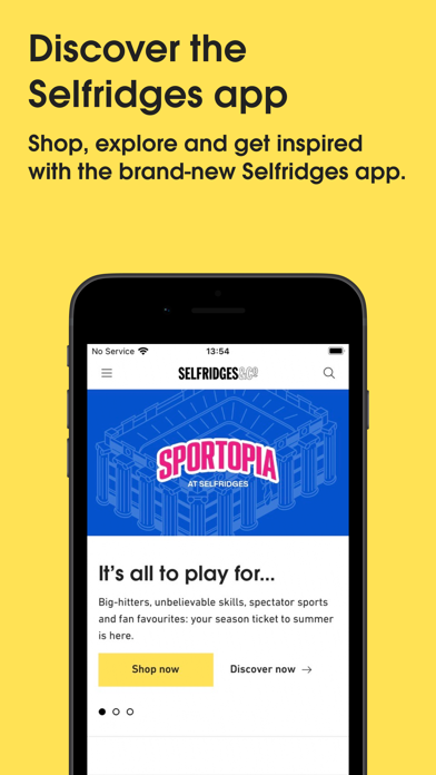 Selfridges Screenshot