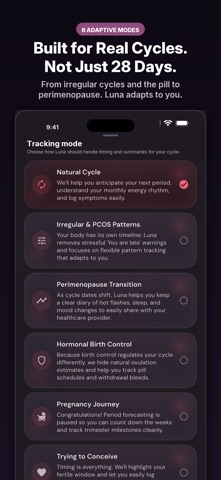Luna: Private Period Tracker Screenshot 2 of 6