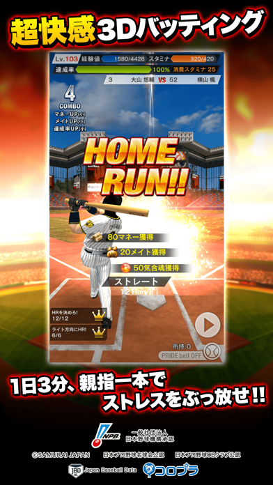 プロ野球PRIDE screenshot1