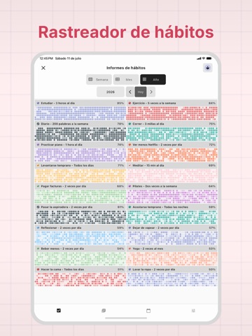 HelloHabit: Agenda de Hábitos iPad screenshot 2